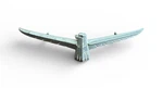 1971 Ford Thunderbird Front Above Grille Emblem 6.75 Oem D0SB-8B343-A. Fixed Price $27.95.