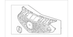 71200-3S5-A210-M1 2023-25 Acura Integra Black Front Oem Grille No Sensor Holes. Fixed Price $280.00.