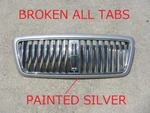 2006 2007 2008 Lincoln Mark Lt Front Hood Top Upper Grille Silver Used. Fixed Price $295.00.