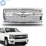 GM1200696 Front Bumper Honeycomb Grille For Chevrolet Silverado 1500 2014-2015. Fixed Price $124.85.