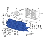 For Ram 1500 2019-2024 68404973AE Front Upper Grille. Fixed Price $1645.52.