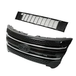 BB53-8200 Gloss Black Front Upper&lower Grille 2011-2015 Ford Explorer. Fixed Price $189.99.