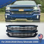 Deep Ocean Blue For 2016-19 Chevy Silverado 1500 Lt Z71 Front Upper Grille. Fixed Price $206.19.
