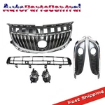 Fit Buick Regal 2014-2017 Front Upper/lower Grille Fog Lamps/ Bezels Set 6PCS. Fixed Price $150.99.