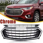 Front Bumper Grille Upper Chrome For Chevy Chevrolet Traverse 2018-2021. Fixed Price $104.99.