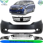Front Bumper Cover Fascia & Grille Assembly For 2014-2017 Honda Odyssey. Fixed Price $389.89.