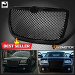 Fits 2005-2010 Chrysler 300C Poilshed Black Front Mesh Hood Grille. Fixed Price $61.38.
