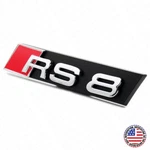 Audi RS8 Front Grille Bumper Radiator Lettering Emblem Badge Logo Sport Chrome. Fixed Price $24.99.
