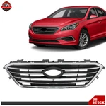 For Hyundai Sonata 2015/2016/2017 Front Upper Center Black Chrome Grille. Fixed Price $53.28.