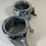 1949 Lincoln Headlamp Housing Pieces Left And Right Chrome 7EH-8207. Fixed Price $169.99.