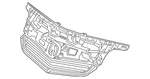 Genuine Acura Base Front Grille 75101-TK4-A11. Fixed Price $284.69.
