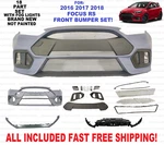 2016 2017 2018 Ford Focus Front Bumper Set. Fixed Price $347.42.