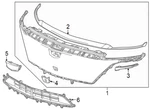 Oem Gm Grille Assembly W/ Cam & Emblem For 2022-2025 Cadillac Lyriq 86784784. Fixed Price $1529.96.