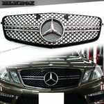 Fit Bz 10-13 W212 E-sedan Front Bumper Replace GRILLE-2 Fins Chrome/black Look. Fixed Price $258.67.