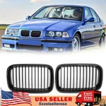 Pair Glossy Black Kidney Sport Hood Grille For 1992-1996 Bmw E36 318I 325I. Fixed Price $37.56.