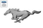 2010-2014 Ford Mustang Chrome Running Horse Grille Emblem 8". Fixed Price $29.95.