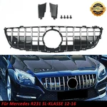 Front Facelift Grilles For Mercedes-benz R231 Sl-class 500 2017-2020 Gt. Fixed Price $347.37.