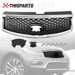 For 2016 2017 Infiniti QX50 Chrome Grey Black Front Bumper Grille Mesh Assembly. Fixed Price $225.99.
