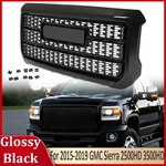 For Gmc Sierra 2500HD 3500HD Denali 2015-2019 Front Bumper Grille Gloss Black. Fixed Price $119.00.