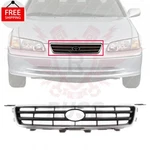 New Front Grille Chrome Shell W/ Black Insert Plastic For 2000-2001 Toyota Camry. Fixed Price $56.66.