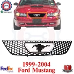 Front Grille Textured Black Shell And Insert 1999-2004 Ford Mustang Plastic. Fixed Price $83.04.