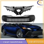 Lower Bumper Grilles + Front Upper Black For Toyota Camry Xle 2018-2020. Fixed Price $79.51.