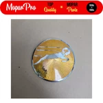 1938 Dodge Crank Hole Cover Emblem Rare Cloisonee Mopar Truck Car. Fixed Price $395.00.