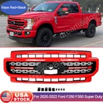 Lariat Sport Front Bumper Race Red Grille 20-2022 Ford F-250 F350 Super Duty. Fixed Price $189.99.