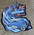Vtg Style Decal 1934 Ford Roadster Custom Chop Top Hot Rod Kustom Kulture Art V8. Fixed Price $9.99.