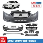 Front Bumper Cover Grille Assembly Kit 2013-2019 Ford Taurus Sho Black. Fixed Price $289.99.