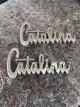 Vtg 1966 Pontiac Catalina Script Emblem Chrome #9783495, 7X3.5. Fixed Price $58.10.