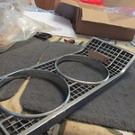 Nos 1969 Lincoln Continental Drivers Side Headlight Bezel Trim C9VY-13064-B. Fixed Price $299.99.