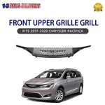 New Front Upper Grille Black Fits 2017-2020 Chrysler Pacifica #68243485AC. Fixed Price $102.94.