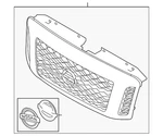 Genuine Nissan Grille Assembly 62310-EZ10C. Fixed Price $839.36.