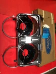 Nos 75 76 77 Ford Ltd Headlight Door Bezel Kit W/buckets D7AZ-13008-A. Fixed Price $85.00.
