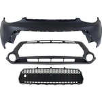 Bumper Cover Kit For 2014-2016 Kia Soul 3 Pcs Fascia Upper And Lower With Grille. Fixed Price $252.32.