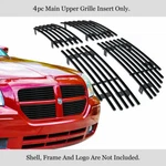 Fits 2005-2007 Dodge Magnum Except SRT8 Stainless Steel Black Billet Grille. Fixed Price $61.99.