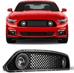 2015-2017 Ford Mustang Honeycomb Mesh Drl Bumper Grille W/ Led Lights Pair. Fixed Price $150.99.