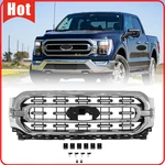 Ford F-150 F150 Xlt 2021 2022 2023 Chrome Front Bumper Grille Assembly. Fixed Price $139.50.