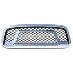Fit 13-18 Ram 1500 Abs Front Bumper/hood Rebel Mesh Grille/grill Chrome/black. Fixed Price $258.88.