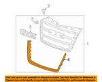 Gmc Oem 10-16 Terrain Front Bumper Grille-grille Surround 20894991. Fixed Price $220.42.