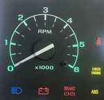 1992-1996FORD F150 F250 F350 Bronco Instrument Gauge Cluster Tachometer Rpm. Fixed Price $55.00.
