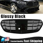 For 2021-2025 Mercedes-benz W223 S500 S580 Front Bumper Grille Glossy Black Set. Fixed Price $248.00.