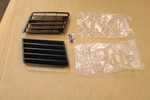 1980-1982 Corvette Side Fender Vent Louver Grille Black Pair With Screws Lh Rh. Fixed Price $35.00.