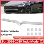 Front Upper Grille Chrome Molding Trim For 2016-2020 Tesla Model X 1047022-00-D. Fixed Price $38.50.