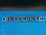 Vintage Plymouth Belvedere Chrome Emblem Badge 2786954 Mopar Oem Classic Car Tri. Fixed Price $58.39.