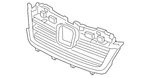 Genuine Honda Base Front Grille 71121-T6Z-A01. Fixed Price $322.05.