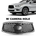 For Infini QX60 2016-2020 Front Bumper Upper Grille W/camera Option. Fixed Price $87.97.