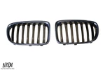 2013 - 2015 Bmw E84 X1 Front Bumper Left & Right Silver Kidney Grill Pair Oem. Fixed Price $85.00.