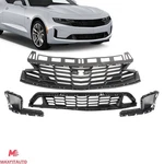 For Chevrolet Camaro 2019-2023 Front Upper+lower Grille W/bumper Cover Trim Set. Fixed Price $319.99.
